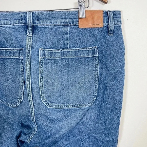 J.Crew Demi- Bootcut With Patch Pockets Jean  In Medium Bay Wash - Picture 14 of 15